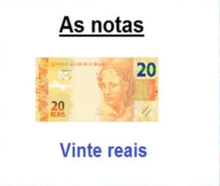 Nesta figura encontra-se uma nota de 20 reais.