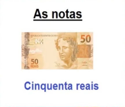 Nesta figura encontra-se uma nota de 50 reais.